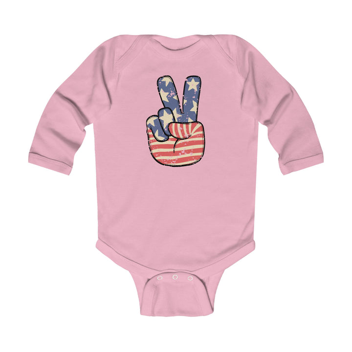 Peace - Infant Long Sleeve Bodysuit