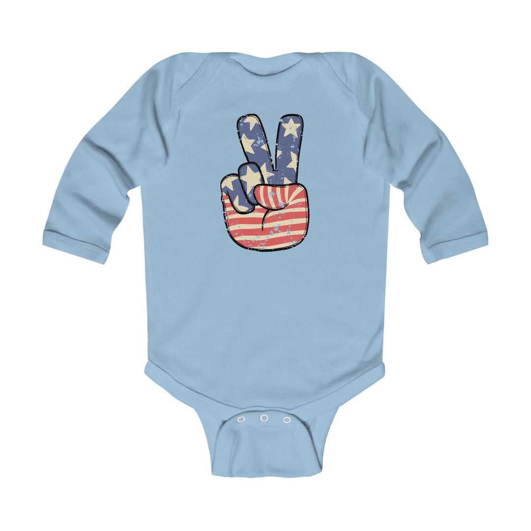 Peace - Infant Long Sleeve Bodysuit
