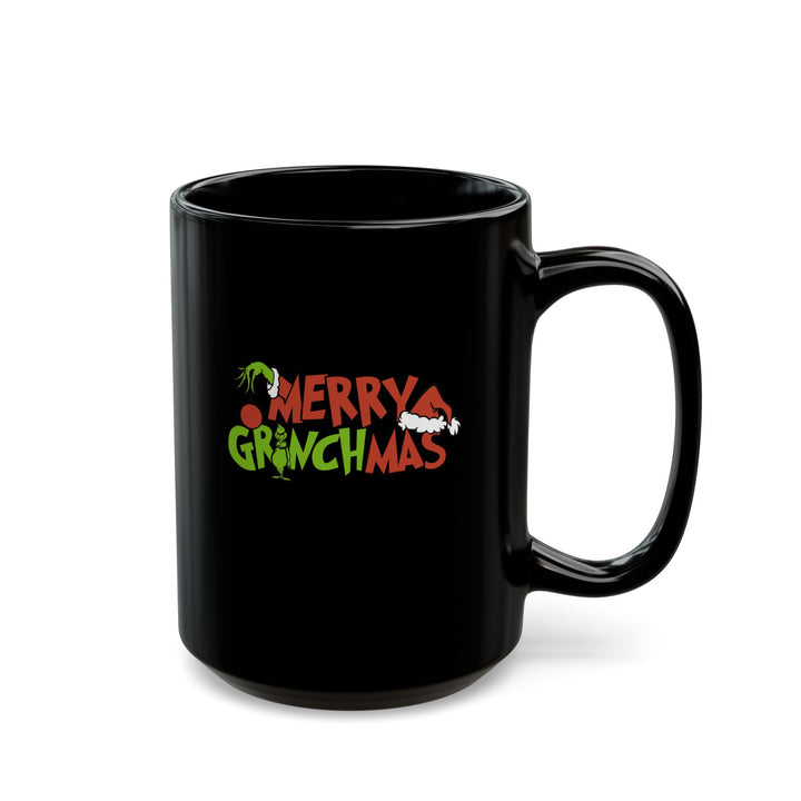 Merry Grinchmas - Black Mug (11oz, 15oz)