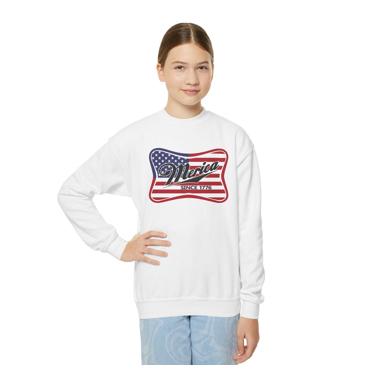 Merica - Youth Crewneck Sweatshirt