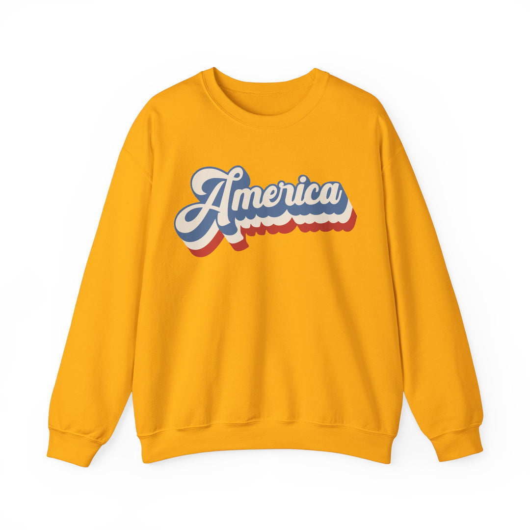 Retro America - Unisex Heavy Blend™ Crewneck Sweatshirt