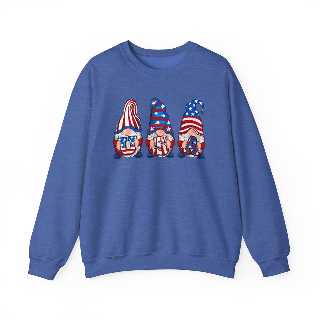 4th Of July Gnomes - Unisex Heavy Blend™ Crewneck Sweatshirt