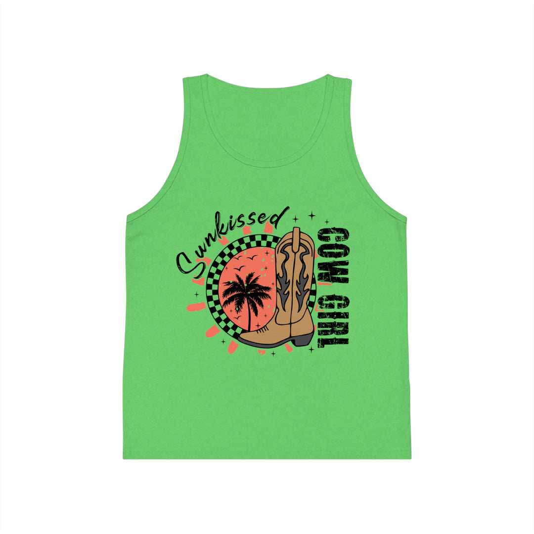 Sunkissed Cowgirl - Kid's Jersey Tank Top
