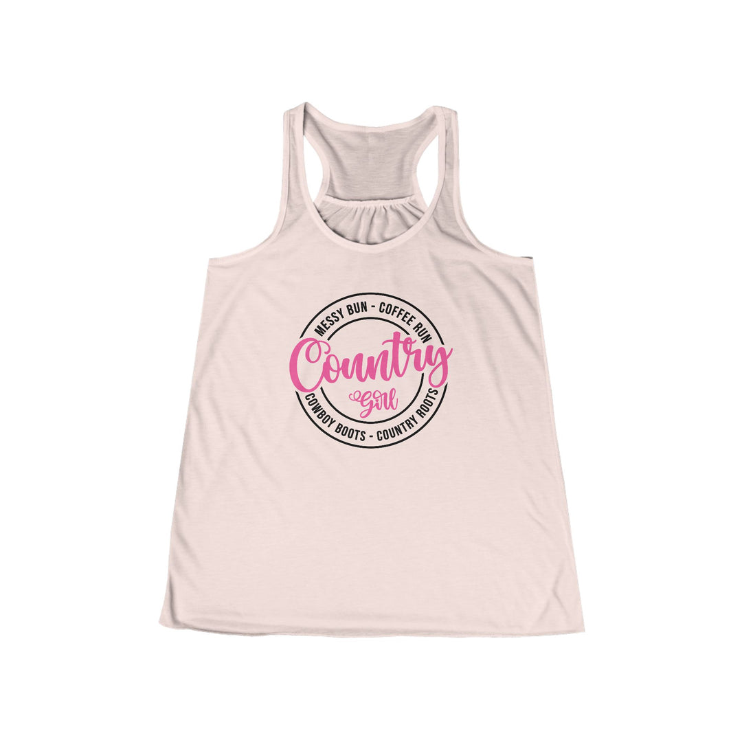 Country Girl - Women's Flowy Racerback Tank