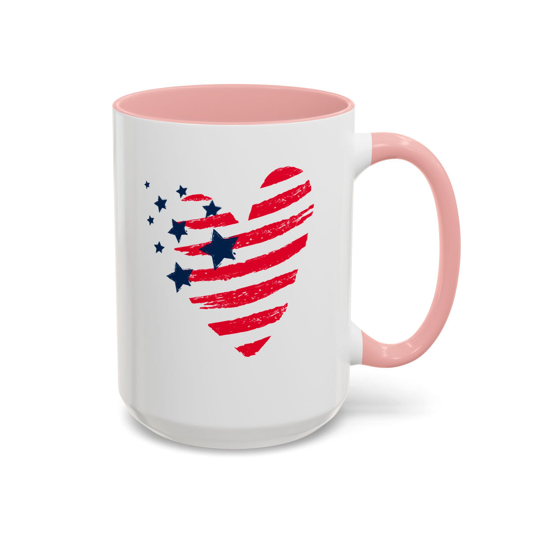 American Heart - Accent Coffee Mug (11, 15oz)