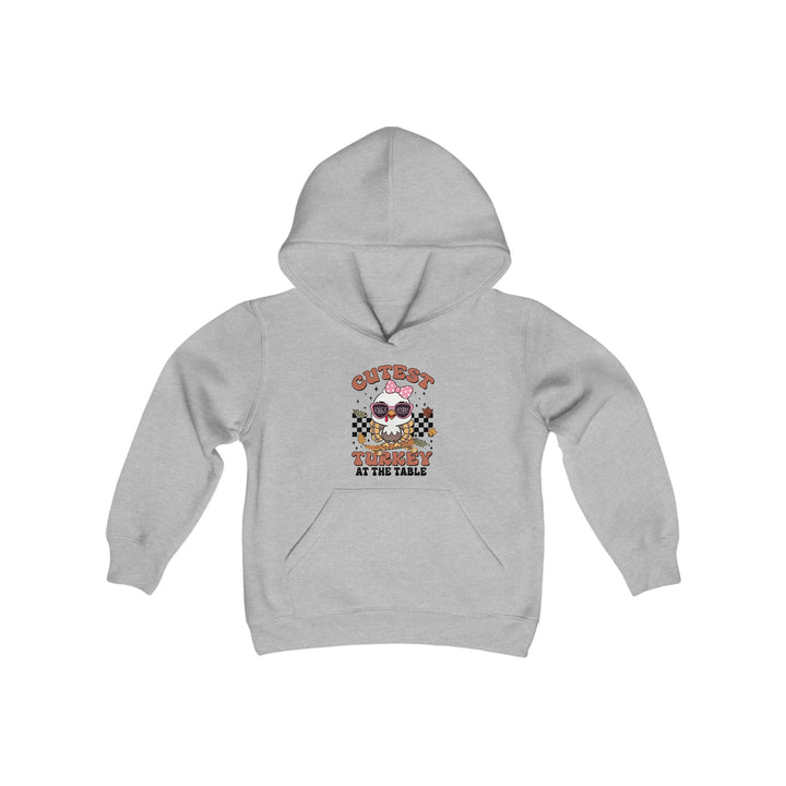 Cutest Turkey Girls -Youth Heavy Blend Hooded Sweatshirt