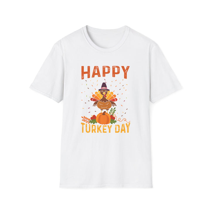Happy Turkey Day - Unisex Softstyle T-Shirt