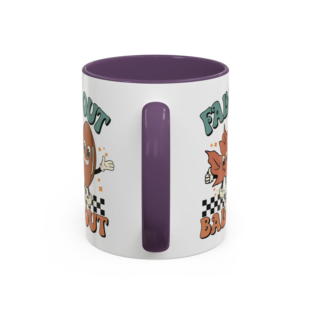 Falls Out Balls Out - Accent Coffee Mug (11, 15oz)