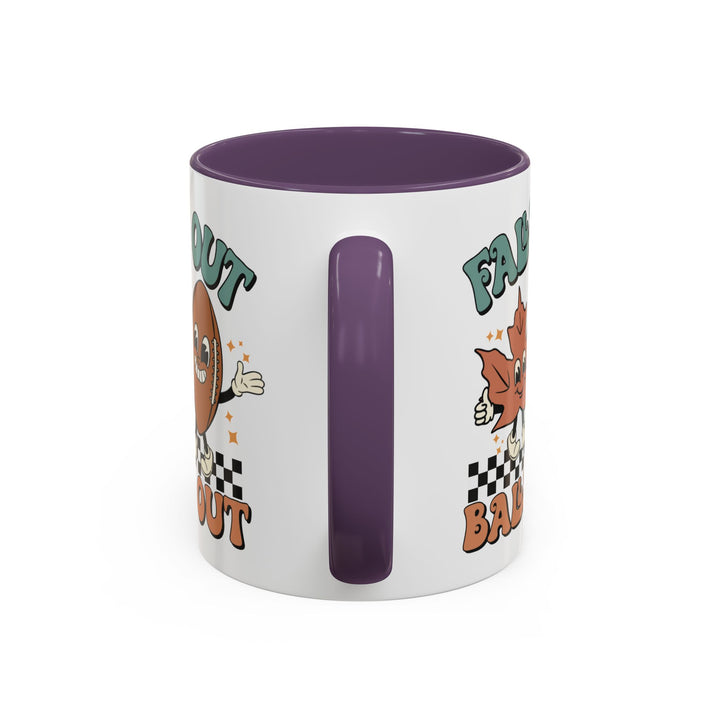 Falls Out Balls Out - Accent Coffee Mug (11, 15oz)