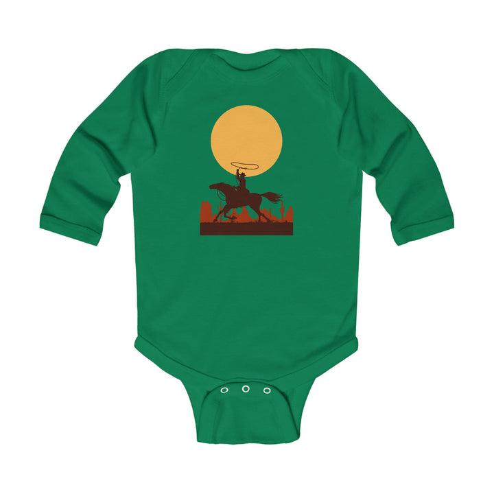 Roping The Moon - Infant Long Sleeve Bodysuit