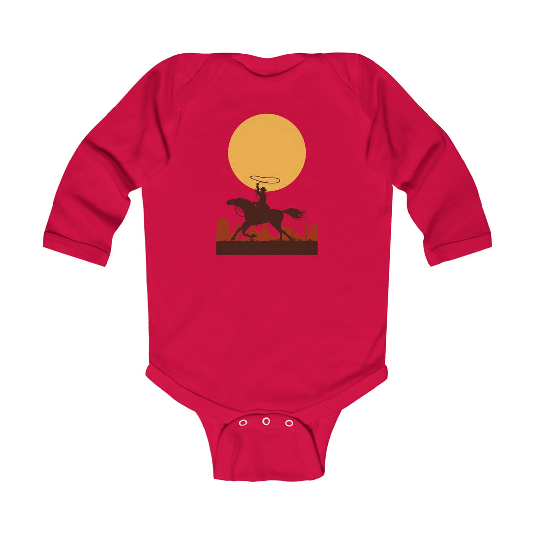 Roping The Moon - Infant Long Sleeve Bodysuit