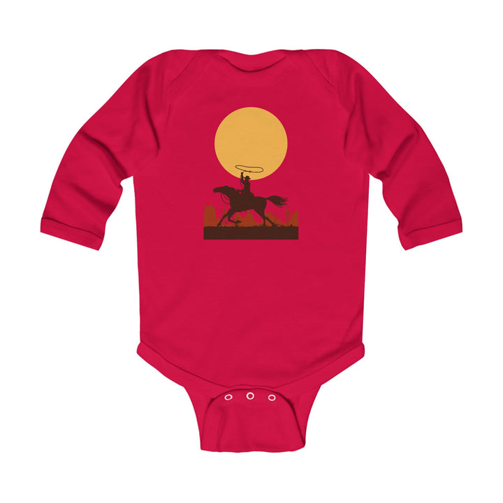 Roping The Moon - Infant Long Sleeve Bodysuit