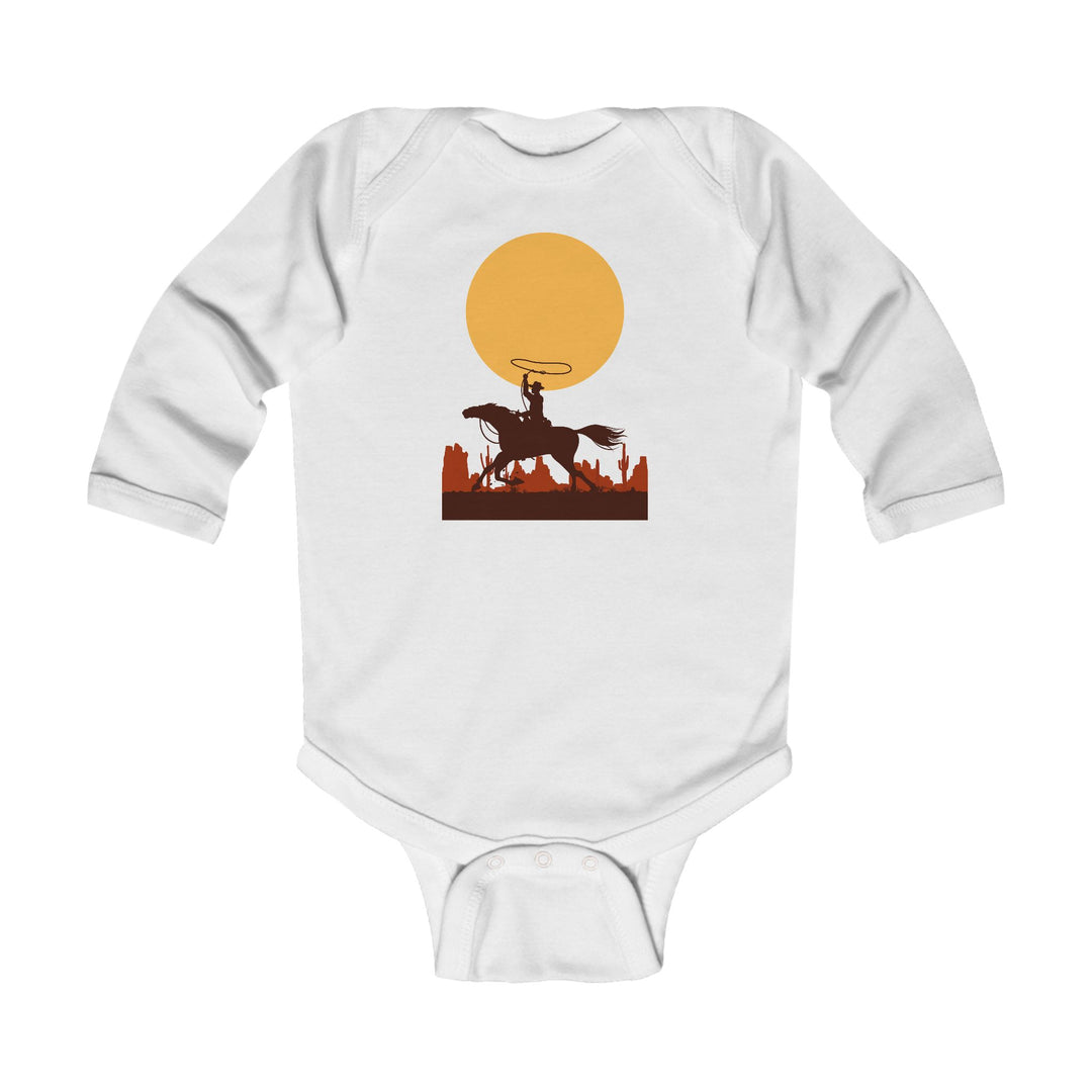 Roping The Moon - Infant Long Sleeve Bodysuit