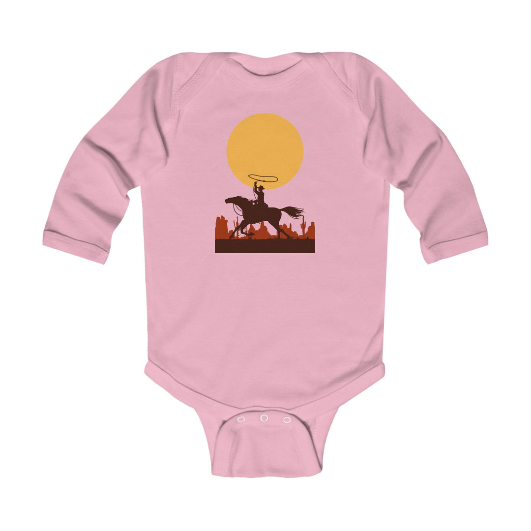 Roping The Moon - Infant Long Sleeve Bodysuit