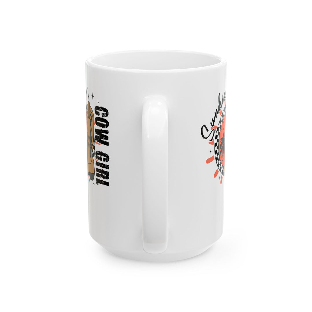 Sunkissed Cowgirl - Ceramic Mug, (11oz, 15oz)