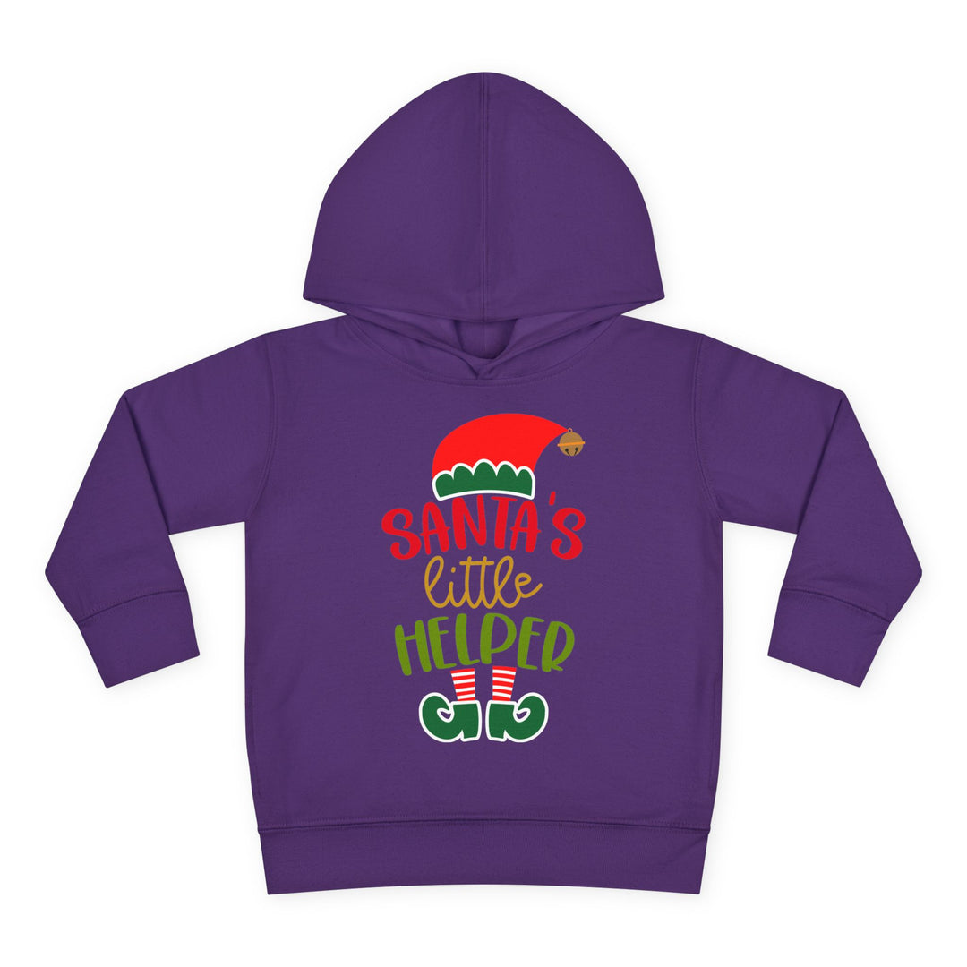 Santas Little Helper - Toddler Pullover Fleece Hoodie