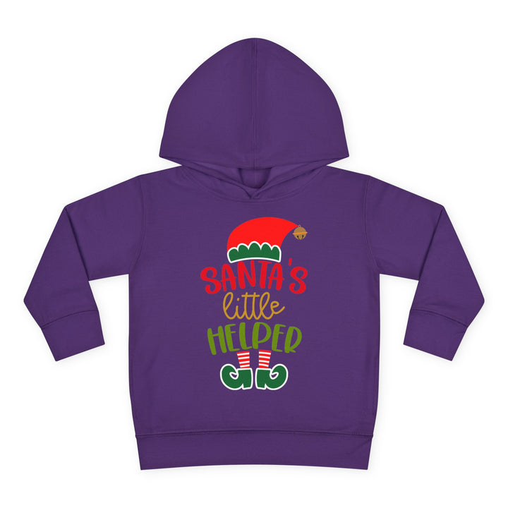 Santas Little Helper - Toddler Pullover Fleece Hoodie