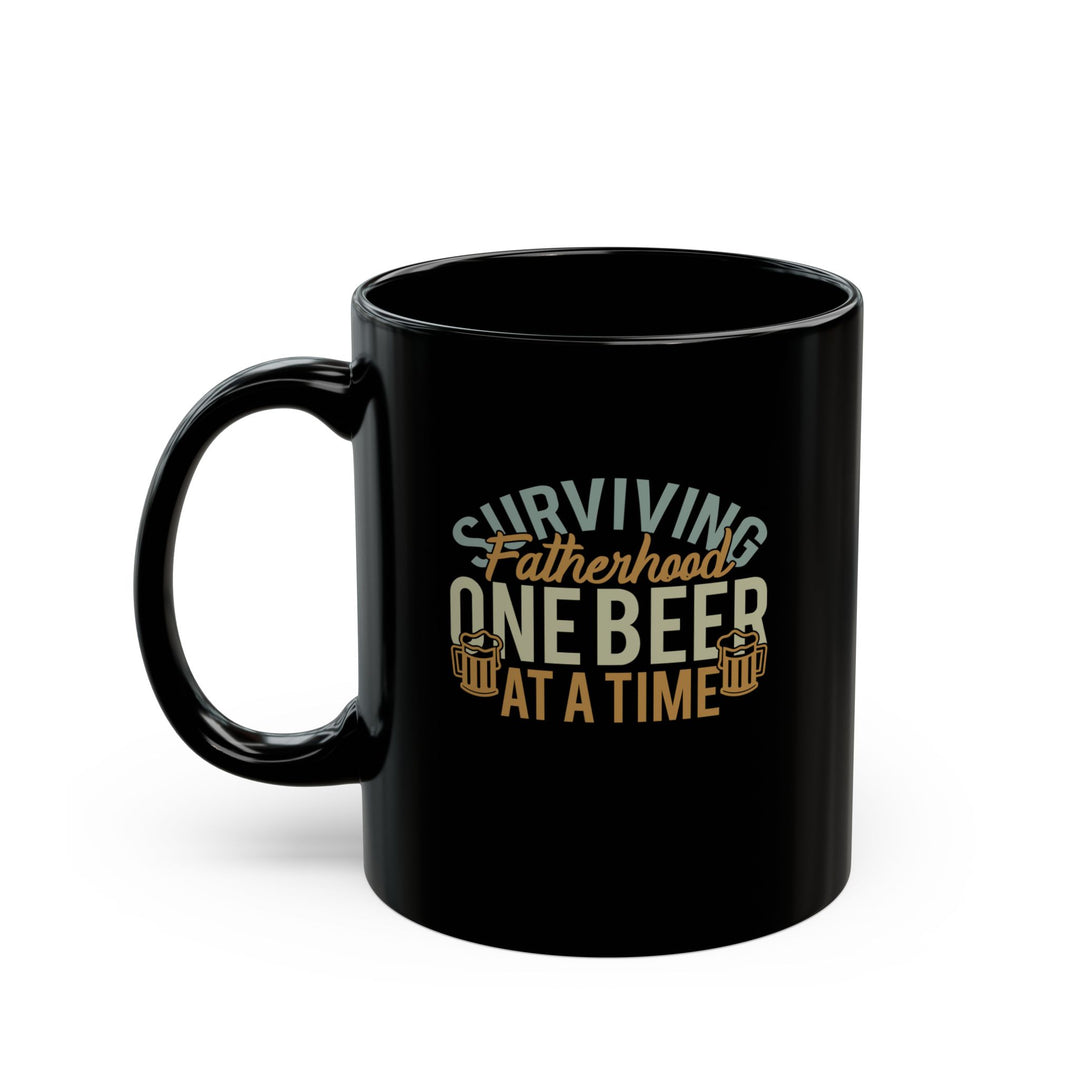 Surviving Fatherhood - Black Mug (11oz, 15oz)