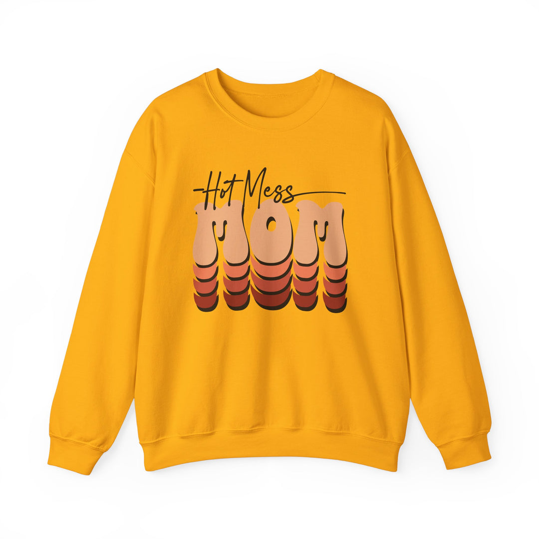 Hot Mess Mom - Unisex Heavy Blend™ Crewneck Sweatshirt