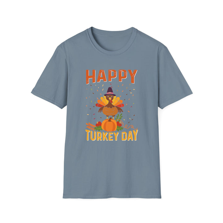 Happy Turkey Day - Unisex Softstyle T-Shirt