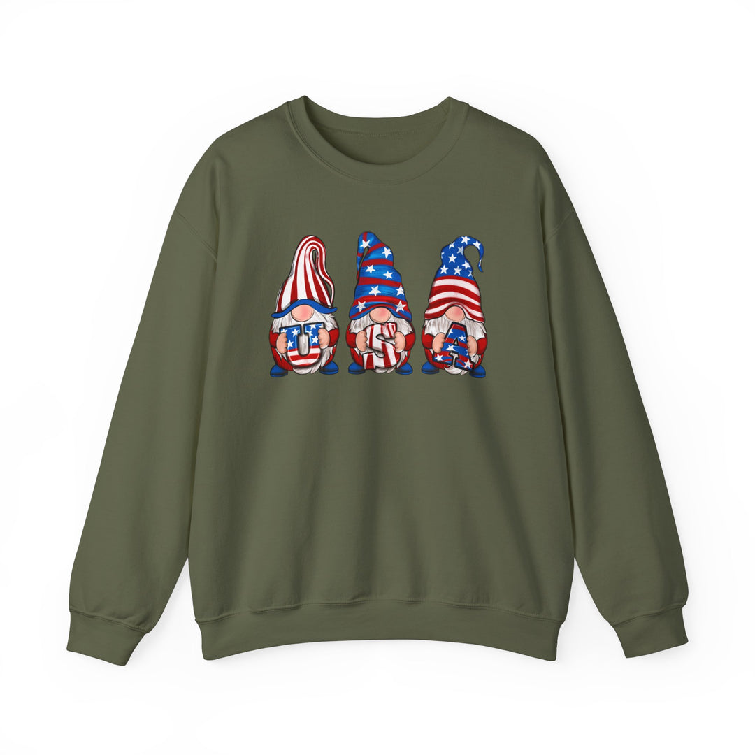4th Of July Gnomes - Unisex Heavy Blend™ Crewneck Sweatshirt