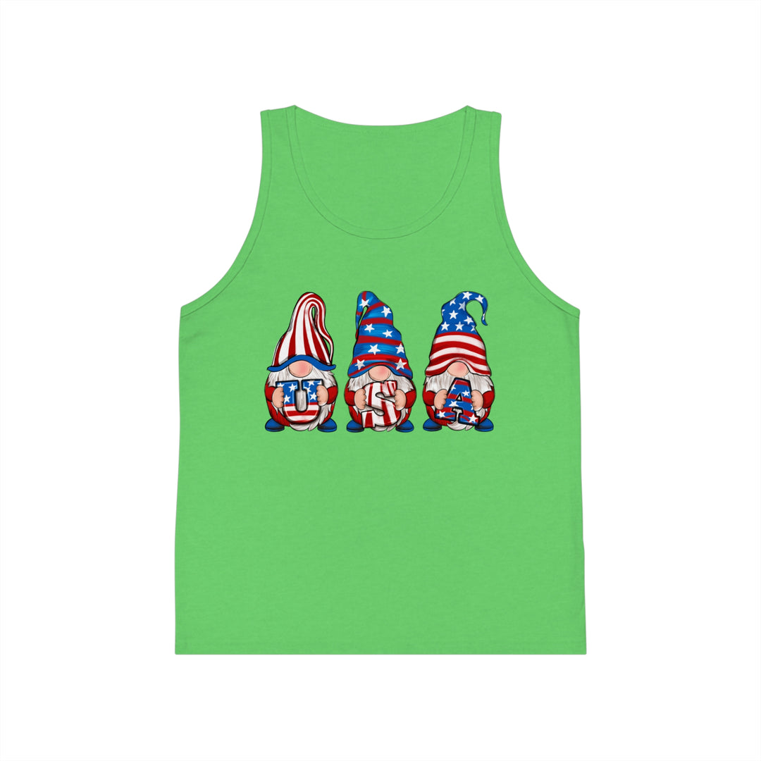 4th Of July Gnomes - Kid's Jersey Tank Top