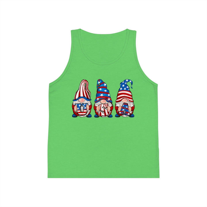 4th Of July Gnomes - Kid's Jersey Tank Top
