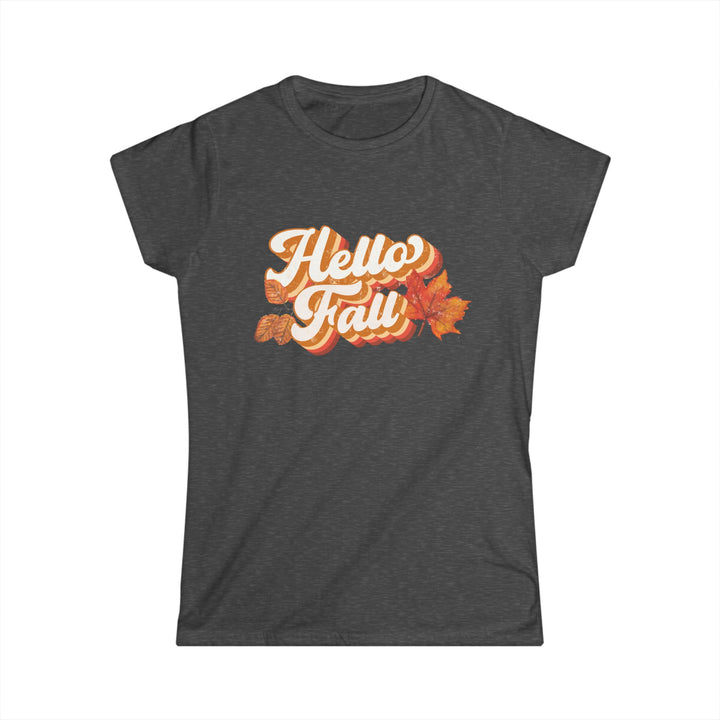 Retro Hello Fall - Women's Softstyle Tee