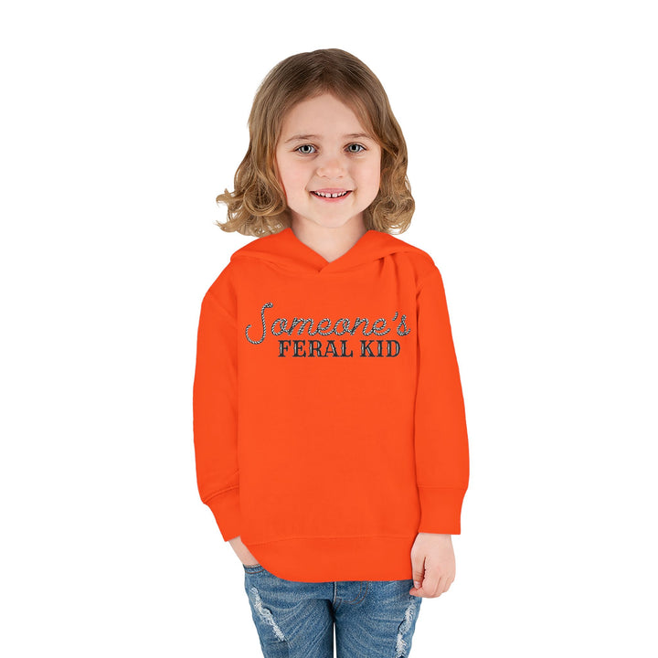 Someone's Feral Kid - Toddler Pullover Fleece Hoodie