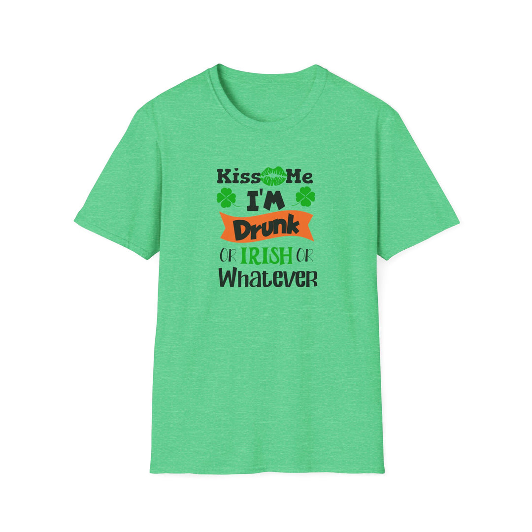 Kiss Me I'm Drunk - Unisex Softstyle T-Shirt