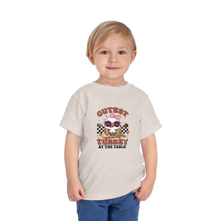 Cutest Turkey Girls -Toddler Short Sleeve Tee