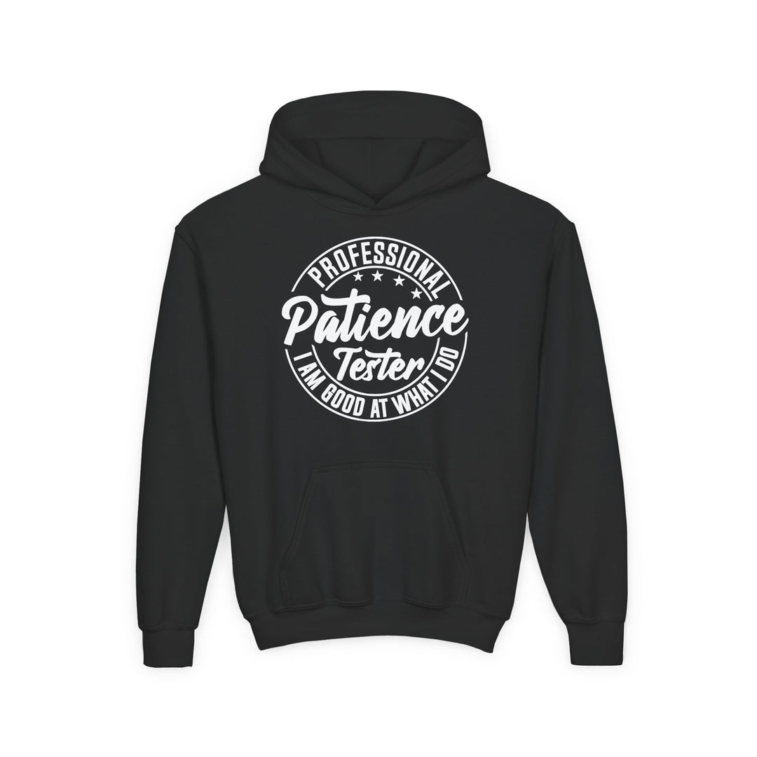 Professional Patience Tester - Youth Heavy Blend Hooded Sweatshirt