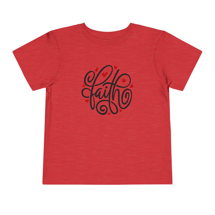 Faith Hearts - Toddler Short Sleeve Tee