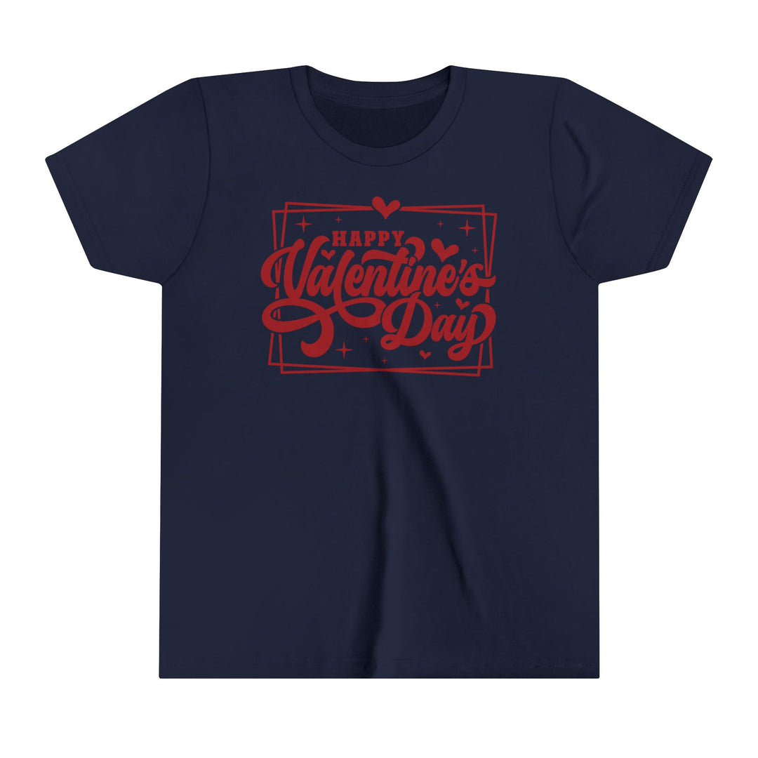 Happy Valentine's Day W/Hearts - Youth Short Sleeve Tee