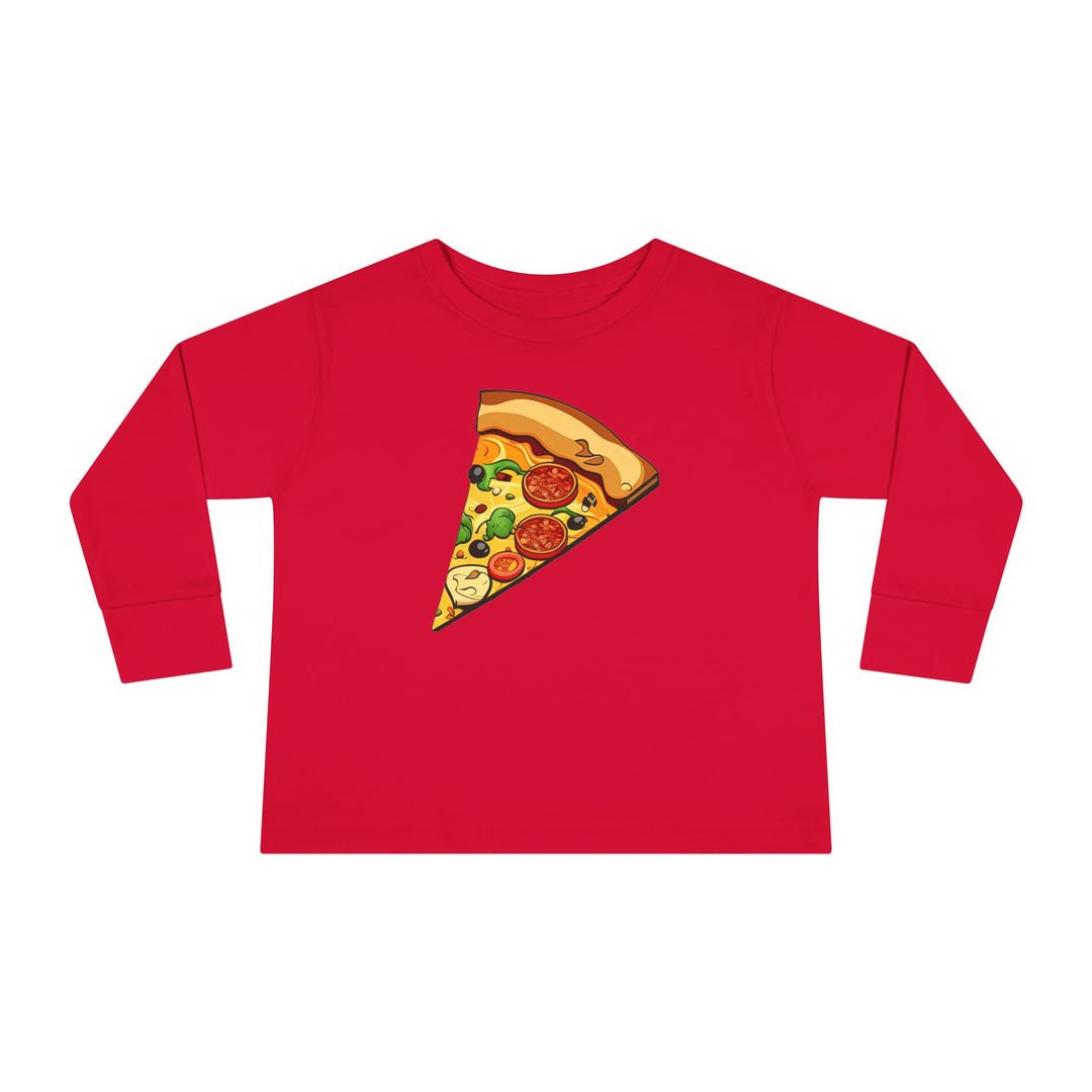 Pizza Slice - Toddler Long Sleeve Tee