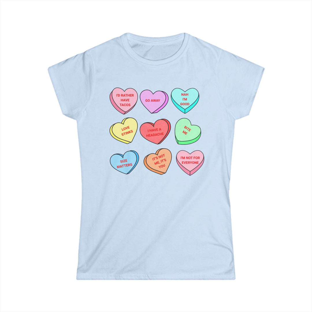 Conversation Hearts -Women's Softstyle Tee