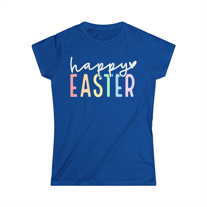 Pastel Happy Easter - Women's Softstyle Tee