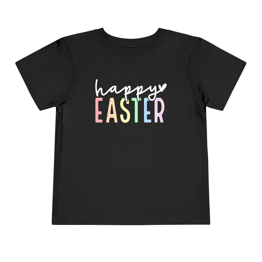 Pastel Happy Easter - Toddler Short Sleeve Tee