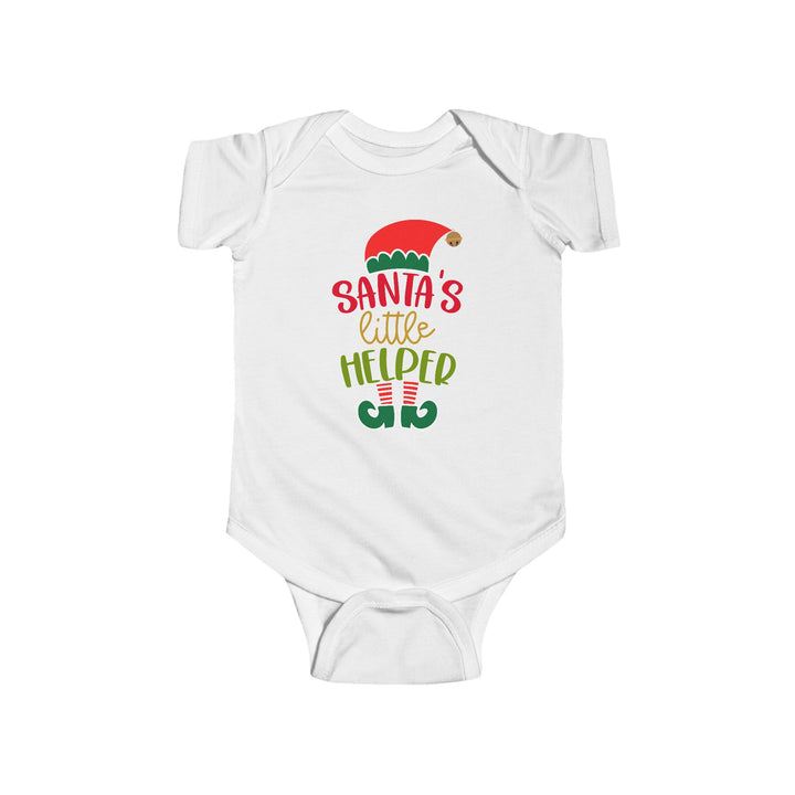 Santa's Little Helper - Infant Fine Jersey Bodysuit