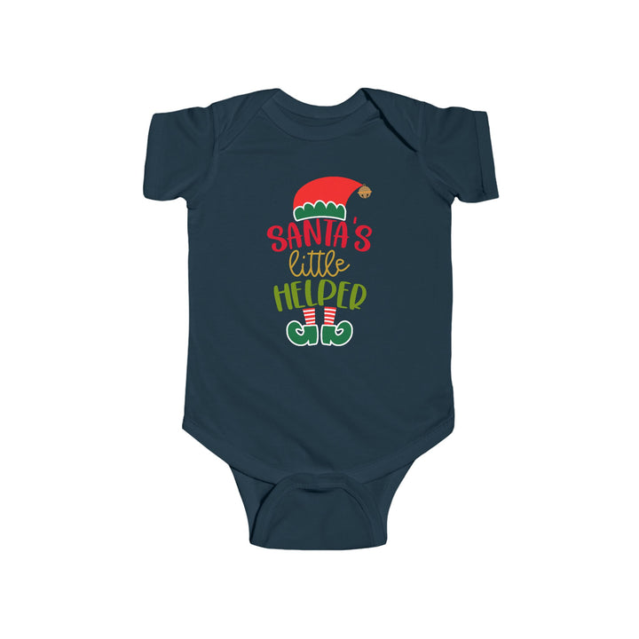 Santa's Little Helper - Infant Fine Jersey Bodysuit