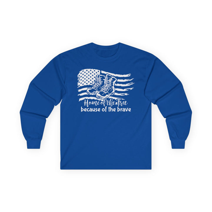 Home Of The Free - Unisex Ultra Cotton Long Sleeve Tee