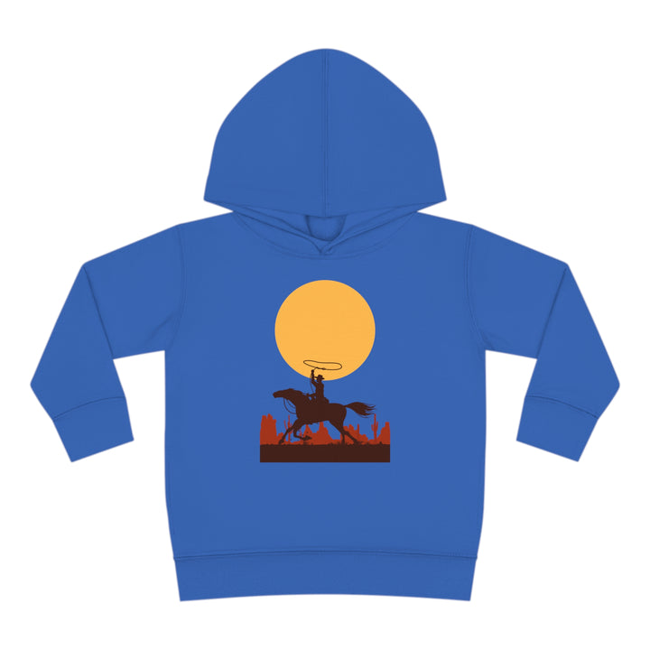 Roping The Moon - Toddler Pullover Fleece Hoodie