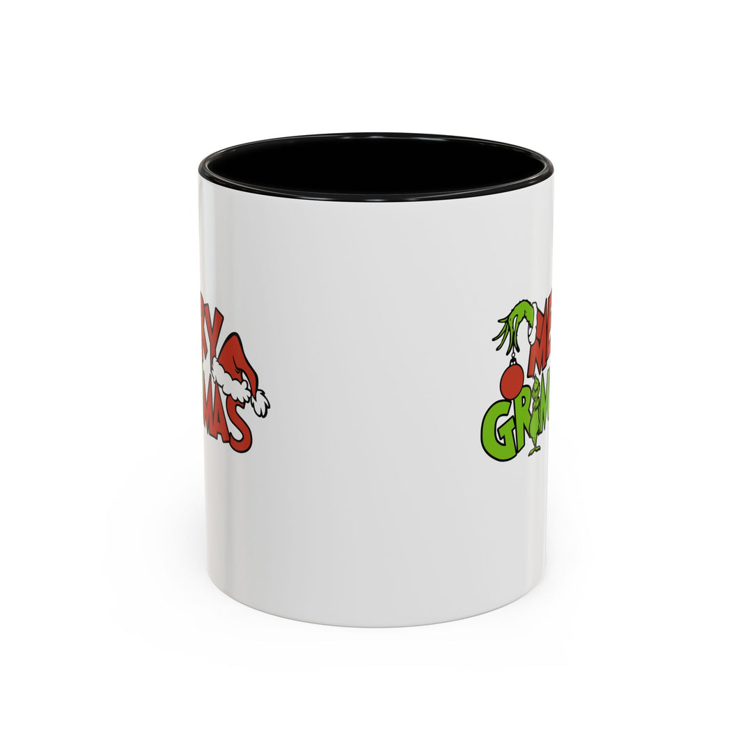 Merry Grinchmas - Accent Coffee Mug (11, 15oz)