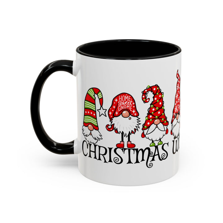 Christmas With My Gnomies - Accent Coffee Mug (11, 15oz)