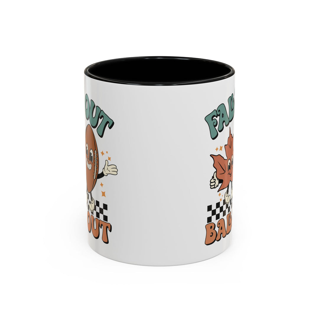 Falls Out Balls Out - Accent Coffee Mug (11, 15oz)