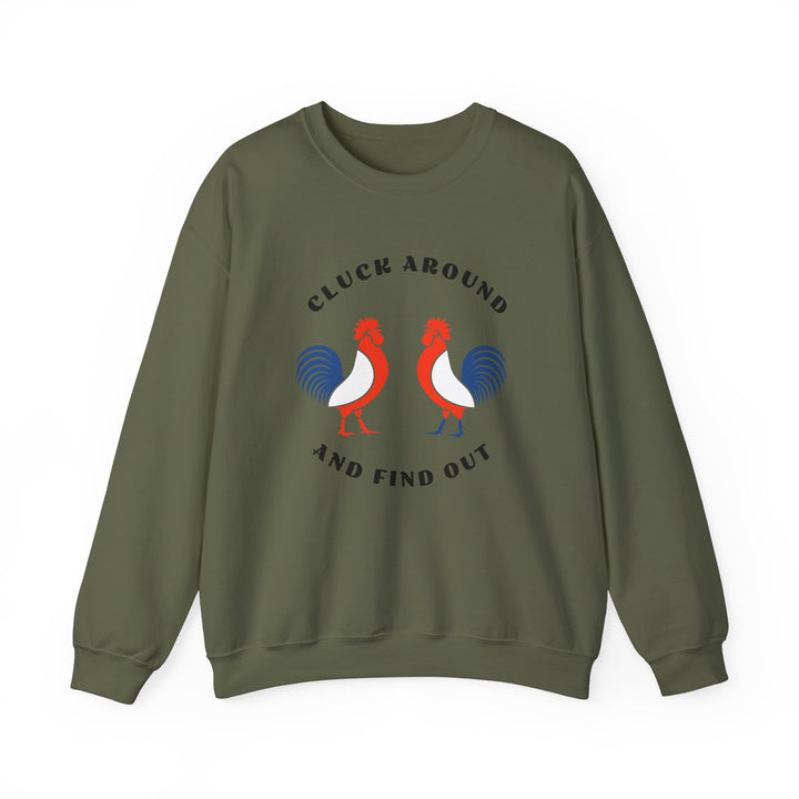 Cluck Around - Unisex Heavy Blend™ Crewneck Sweatshirt