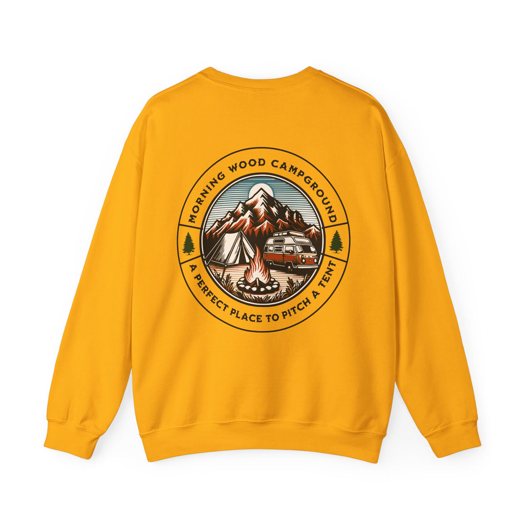 Morning Wood Campground - Unisex Heavy Blend™ Crewneck Sweatshirt