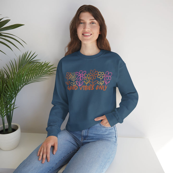 Good Vibes Only - Unisex Heavy Blend™ Crewneck Sweatshirt