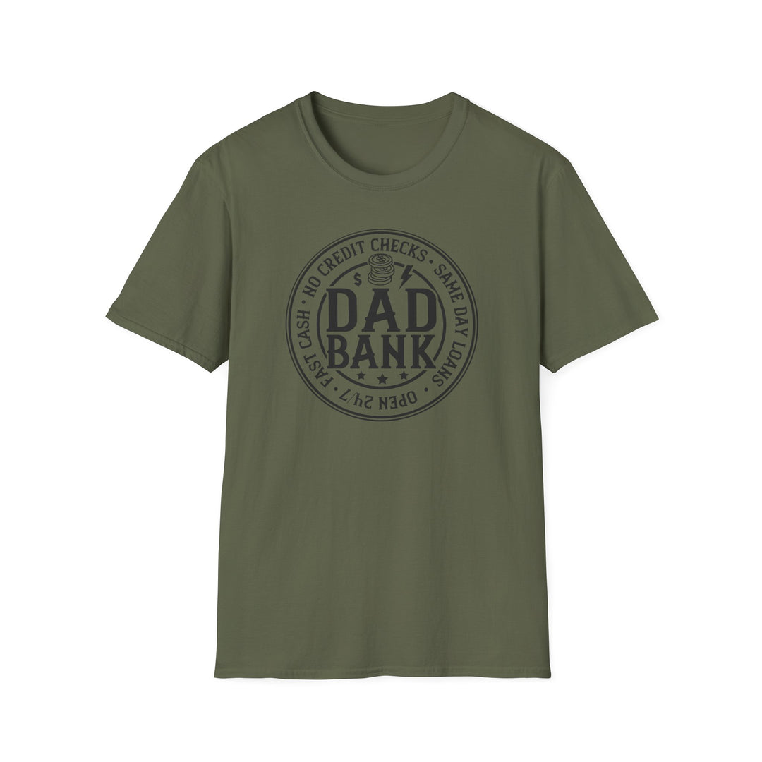 Bank Of Dad - Unisex Softstyle T-Shirt