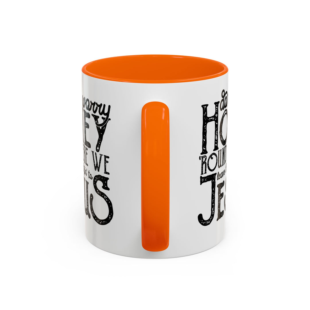 Judgin To Jesus - Accent Coffee Mug (11, 15oz)